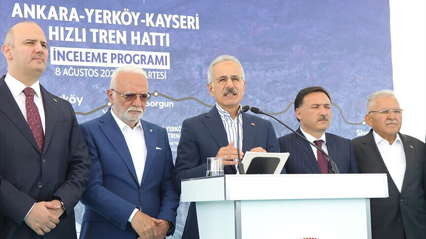 Yerköy-Kayseri YHT Hattında Fiziki İlerleme Yüzde 53'e Ulaştı